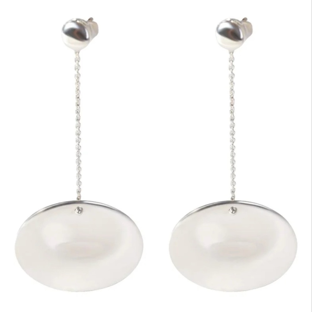 Tiffany & Co. Elsa Peretti
Round Thumbprint DiscDrop
Earrings in Sterling Silver